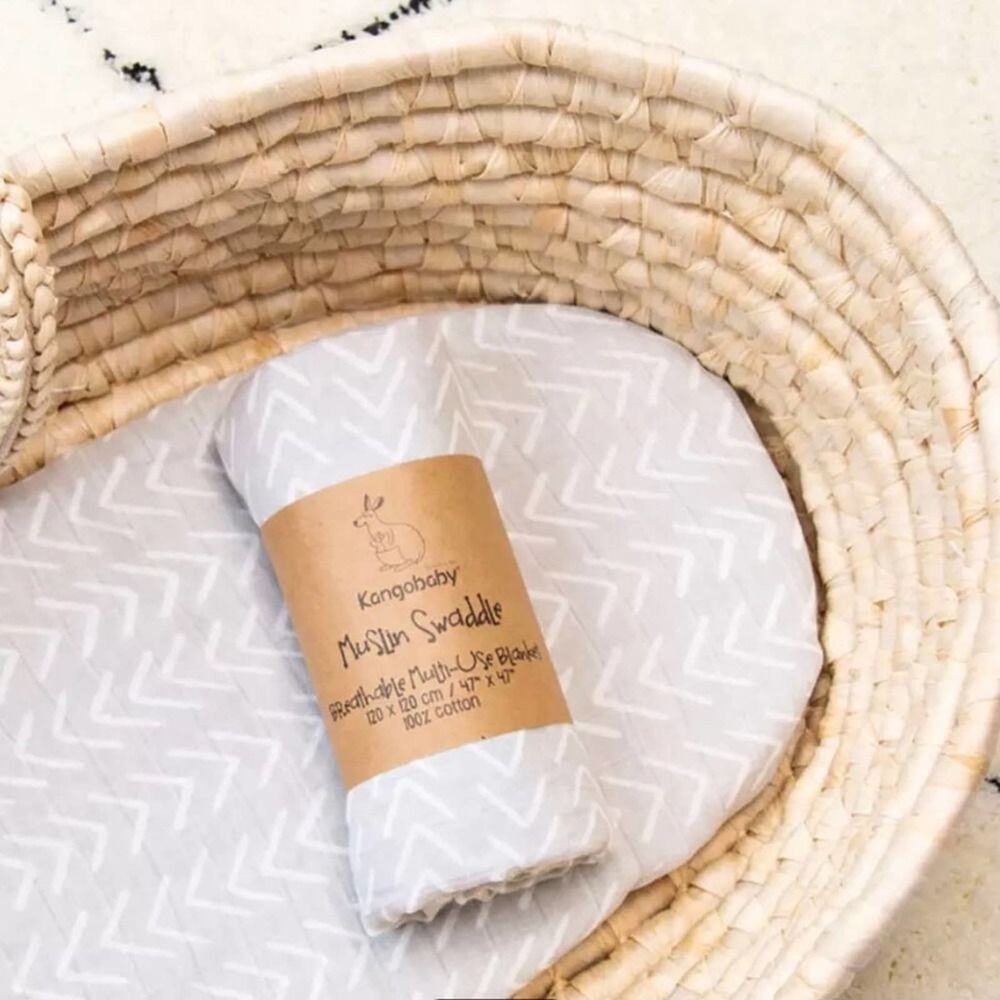 New “Nordic ice” cotton muslin swaddle baby